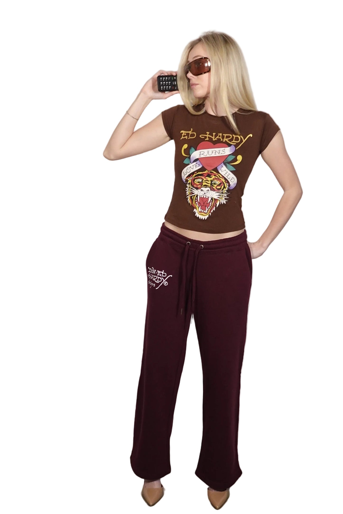 Ed Hardy Tiger Heart Baby Tee