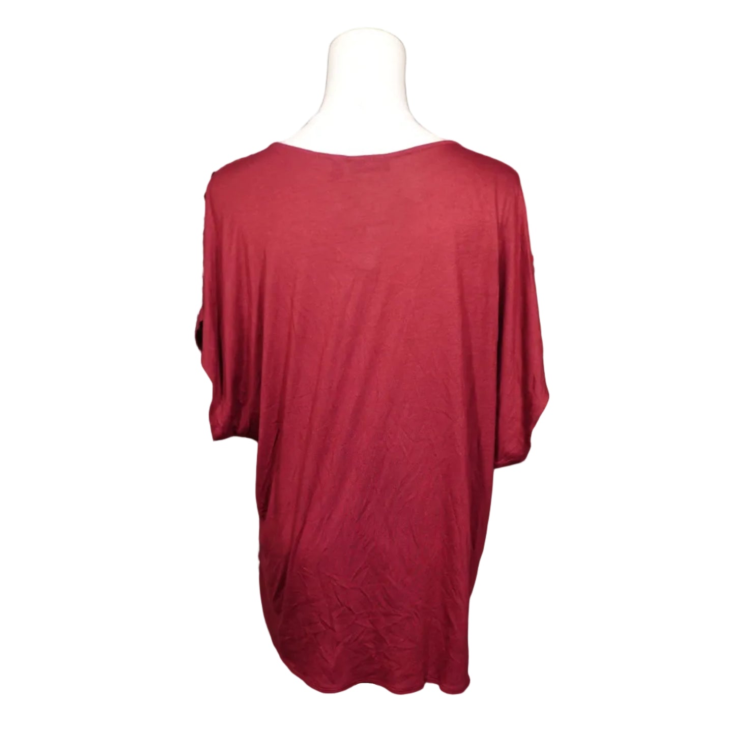 Ruby Sequin Statement Top (L)