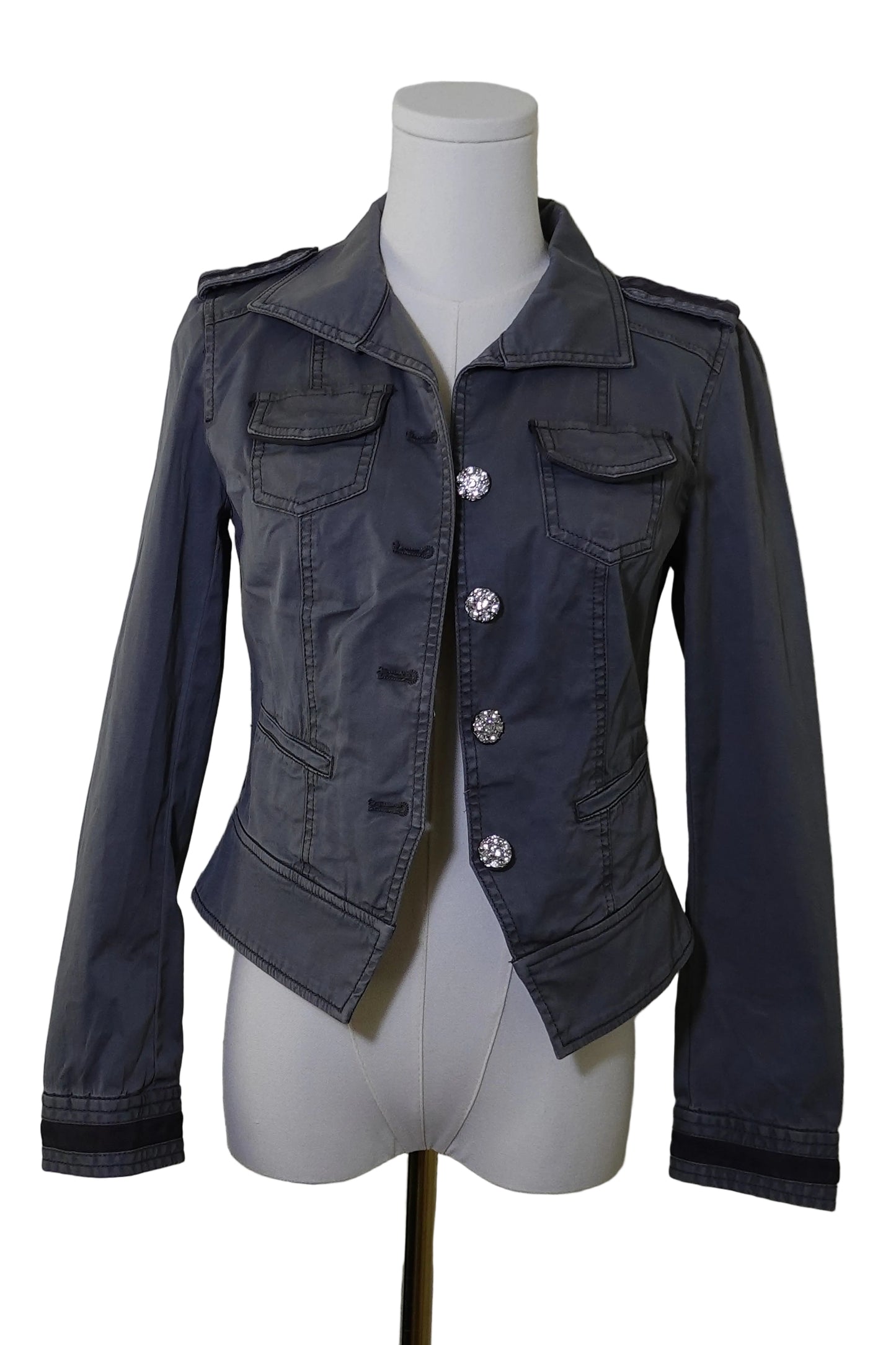 White House Black Market Jewel Button Jacket