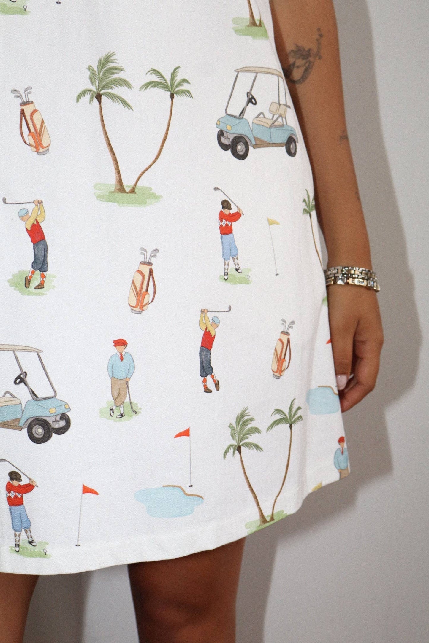 PREORDER Golf Print Mini Dress