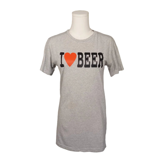 “I ❤️ BEER” Grey Tee-S