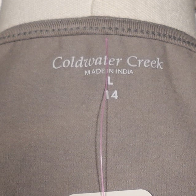 Coldwater Creek Sequin Front Tank (L)