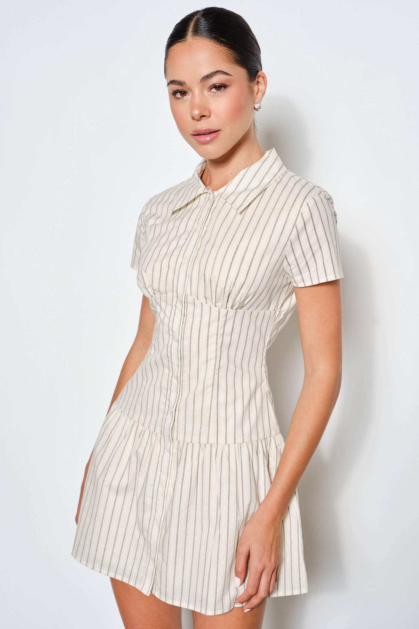 Loretta Shirt Mini Dress