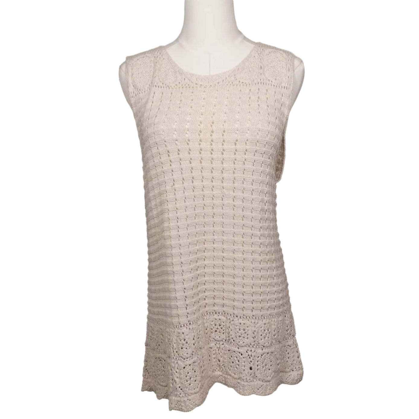 Cream Crochet Top (XL)