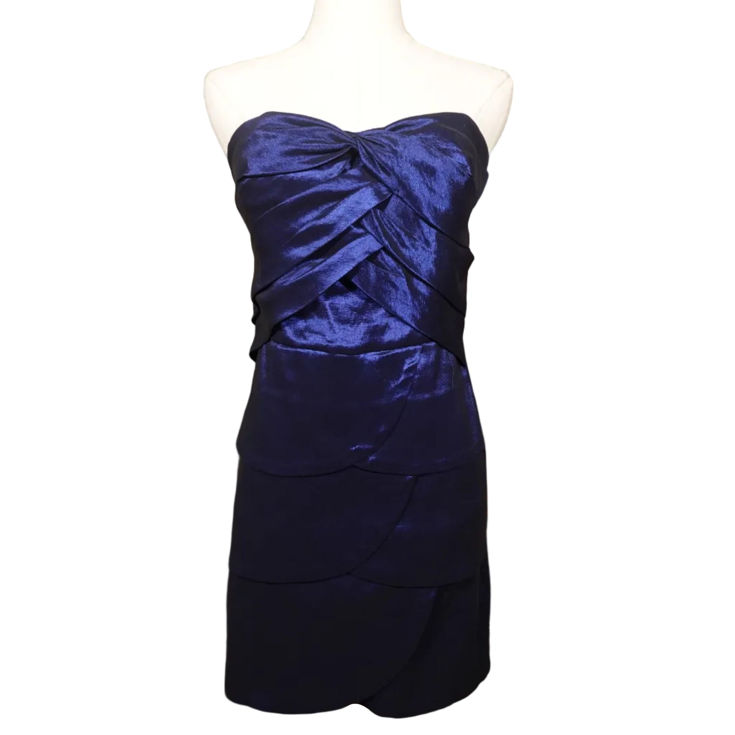 Navy Noir Mini Dress-2