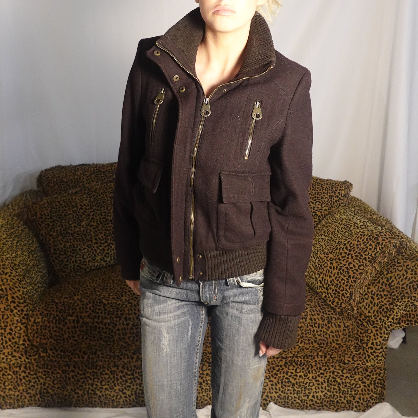 University Club Wool Bomber Jacket