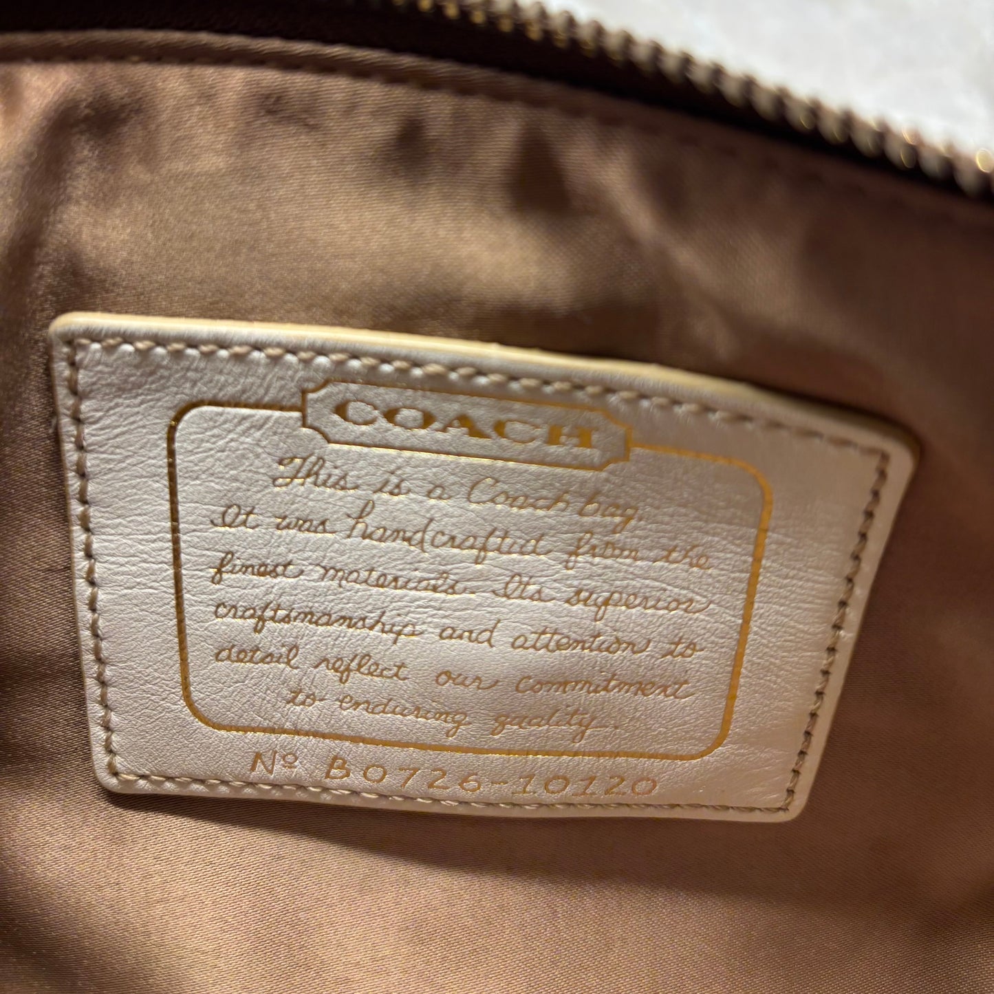 Coach Signature Hampton Small Shoulder Bag