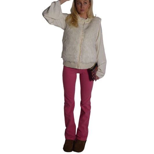 Steve & Barry’s Y2K Pink Flare Leggings (M)