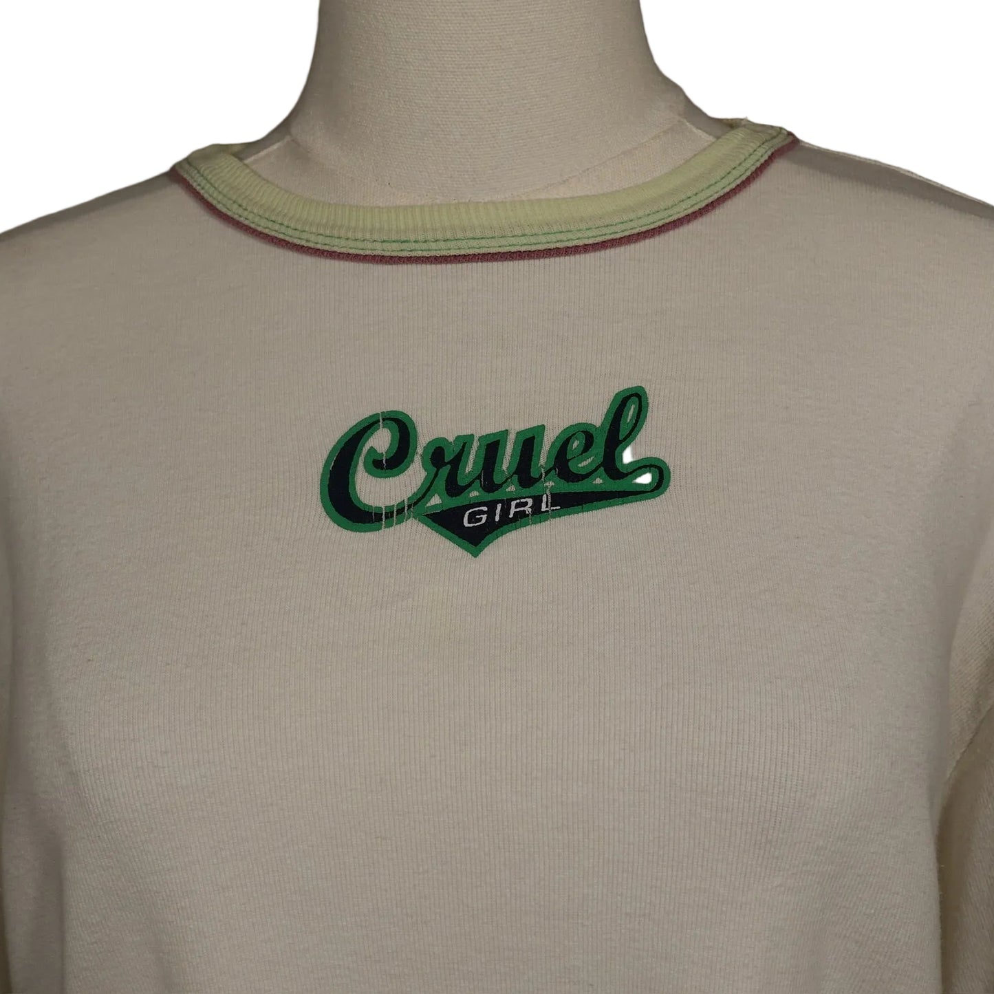 Cruel Girl Ringer Tee-XL
