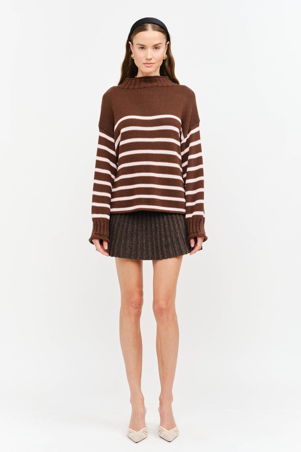 PREORDER The Espresso Stripe Sweater