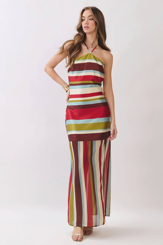 PREORDER Hudson Stripe Maxi Dress