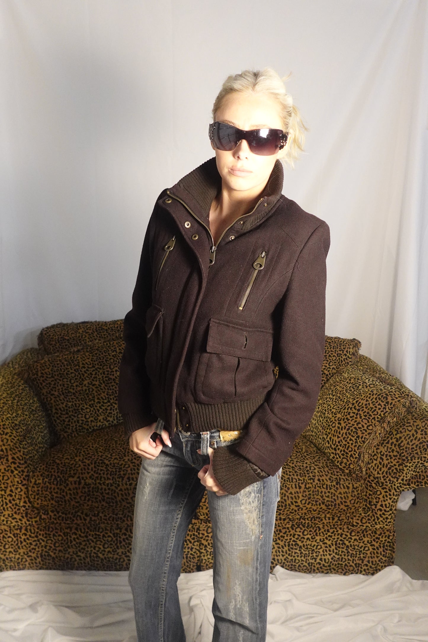 University Club Wool Bomber Jacket