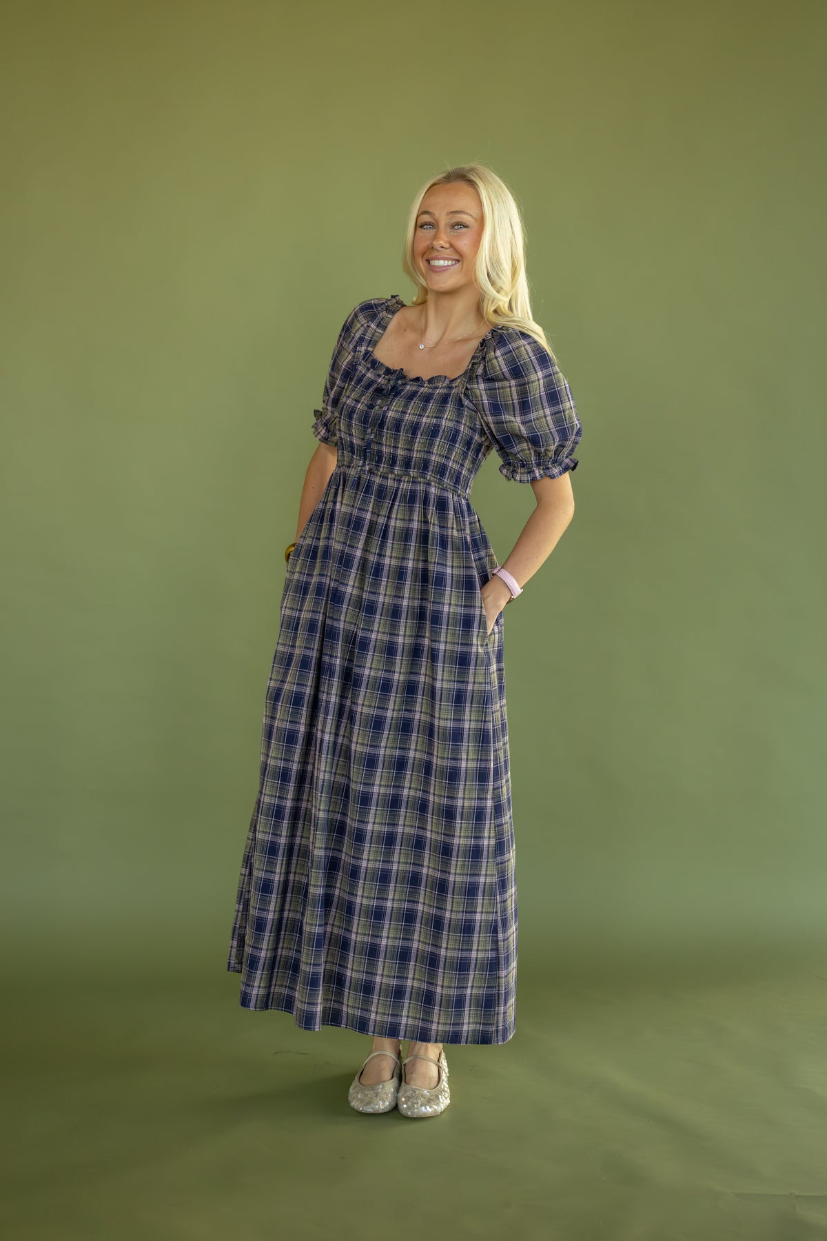 Oxford Lane Midi Dress