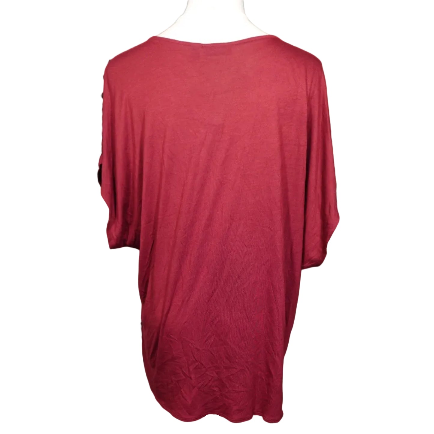 Ruby Sequin Statement Top (L)