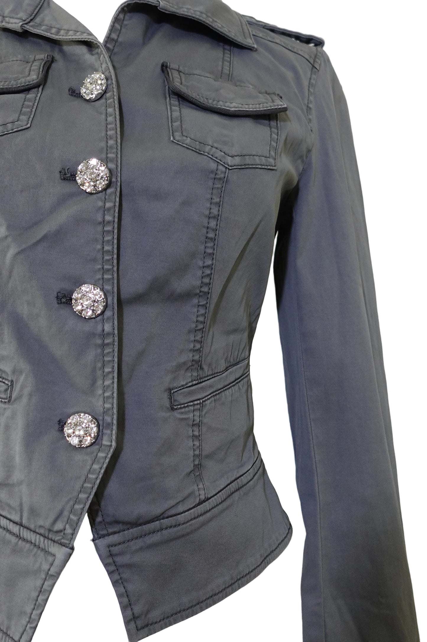 White House Black Market Jewel Button Jacket
