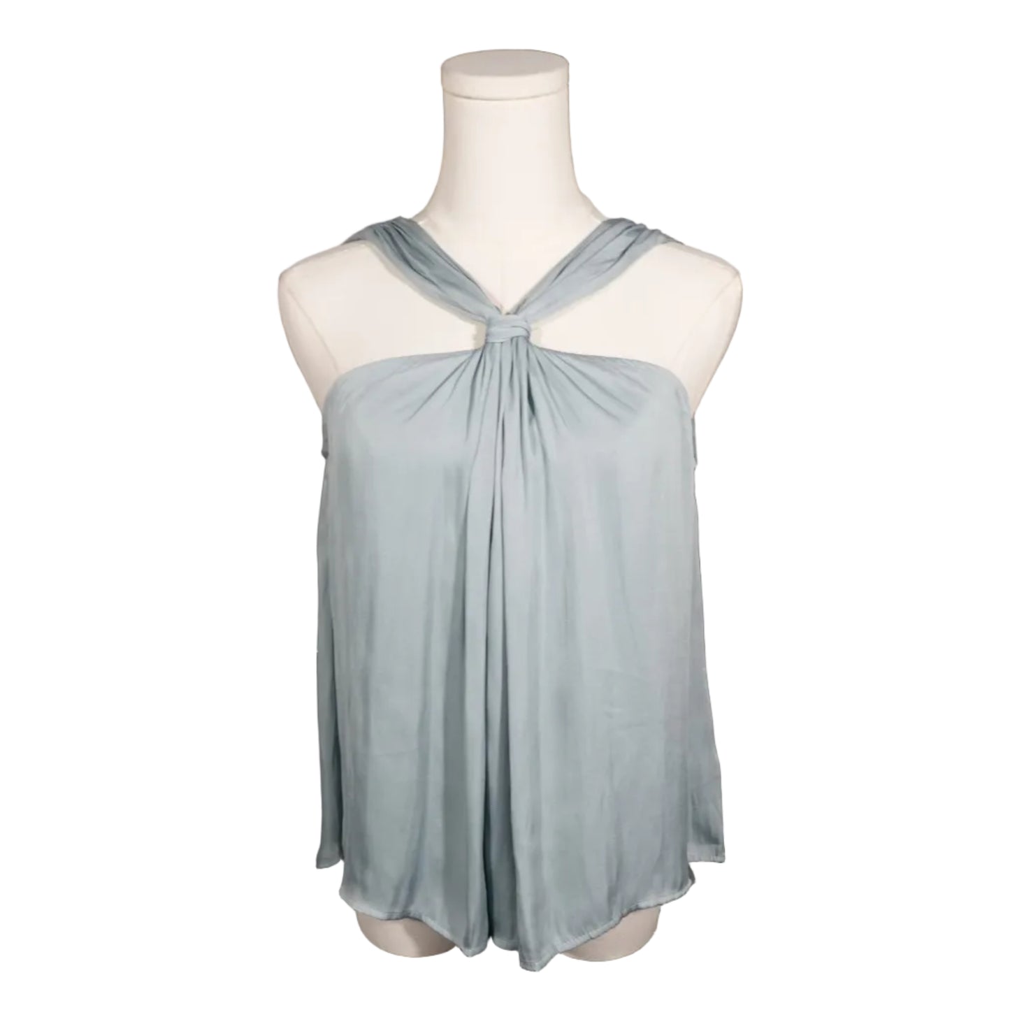 VICI Sage Satin Halter Top-S