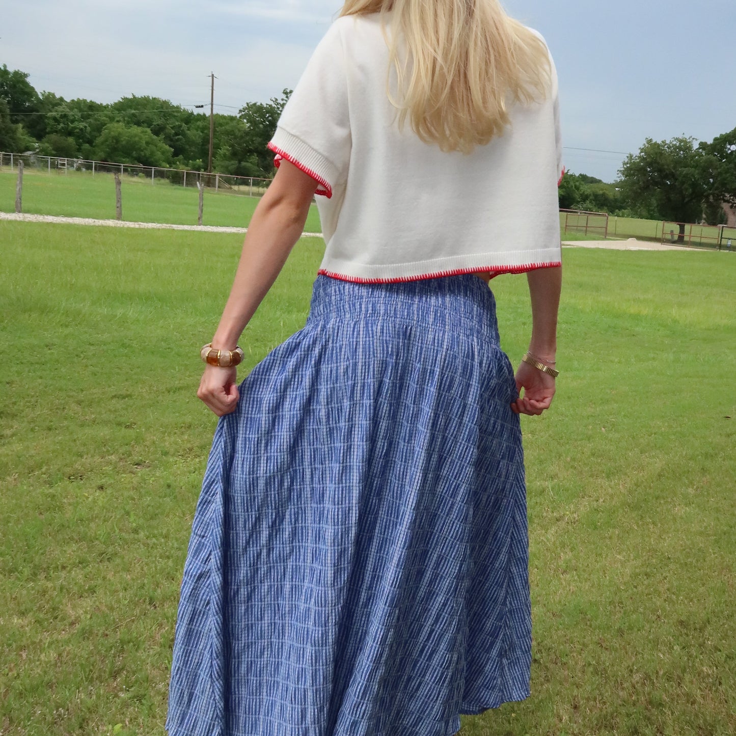 Bluebell Picnic Maxi Skirt