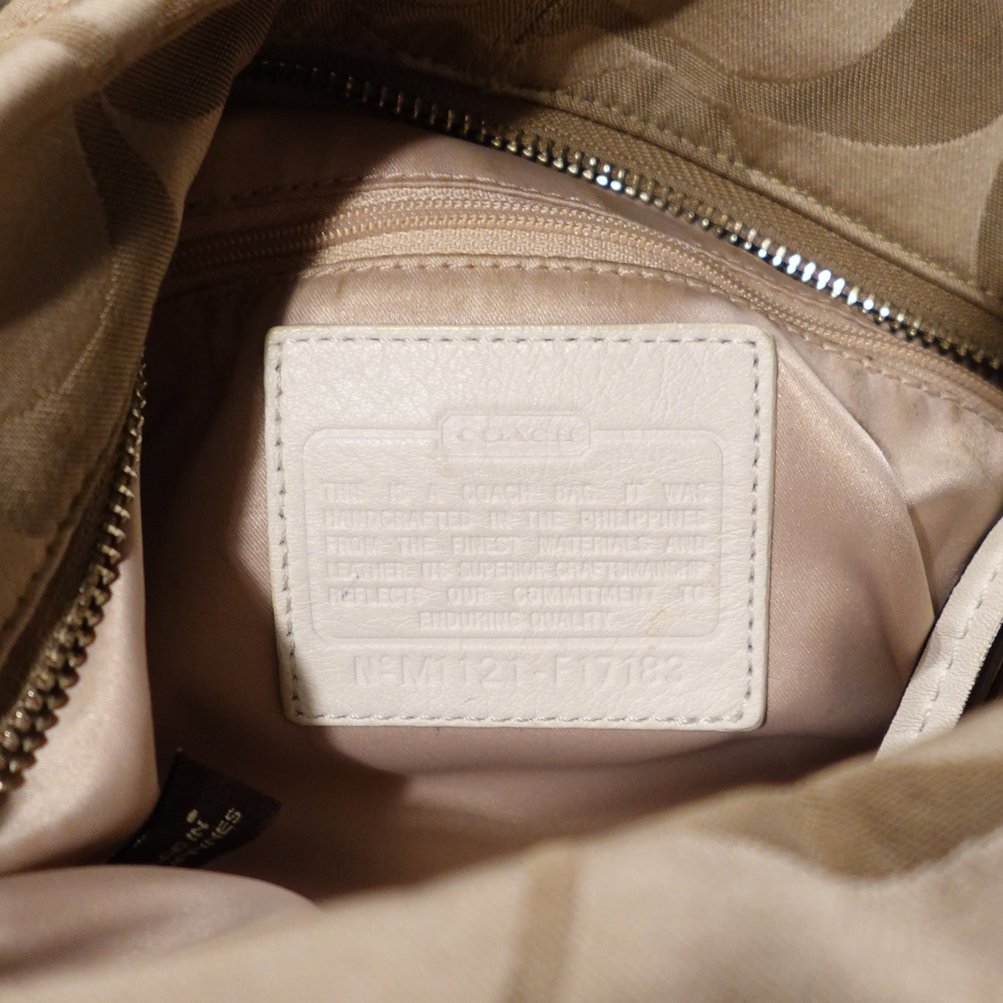 Coach Signature Jacquard Hobo Bag