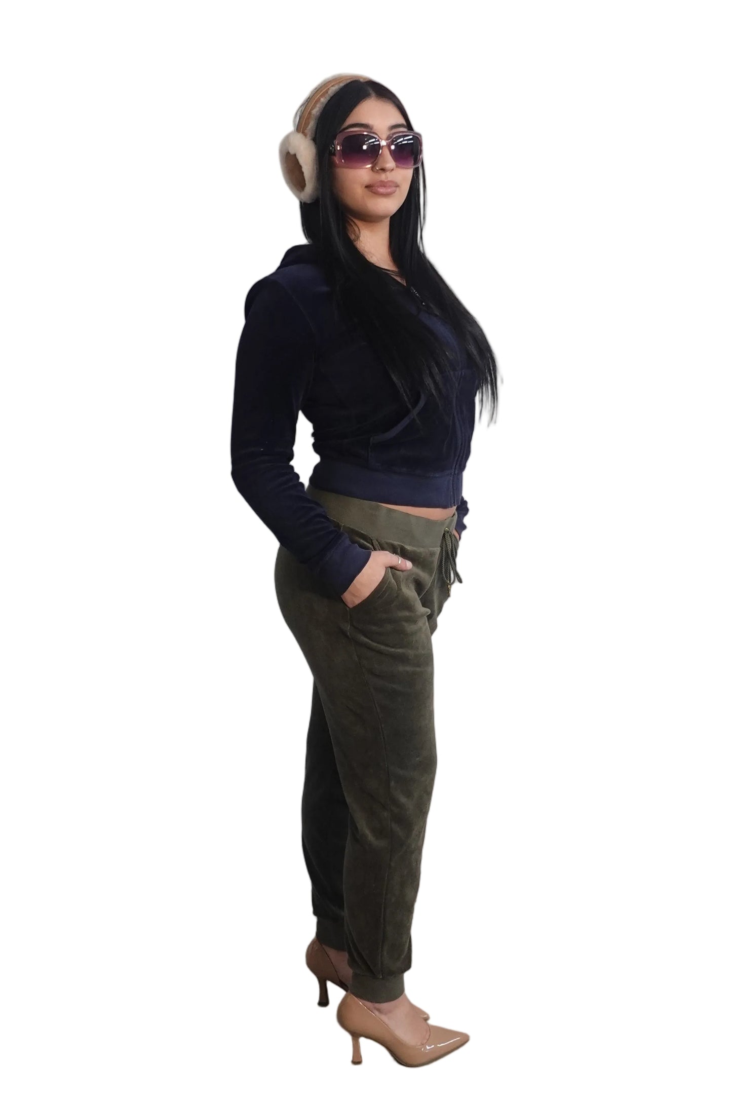 Vintage Juicy Couture Velour Joggers-L