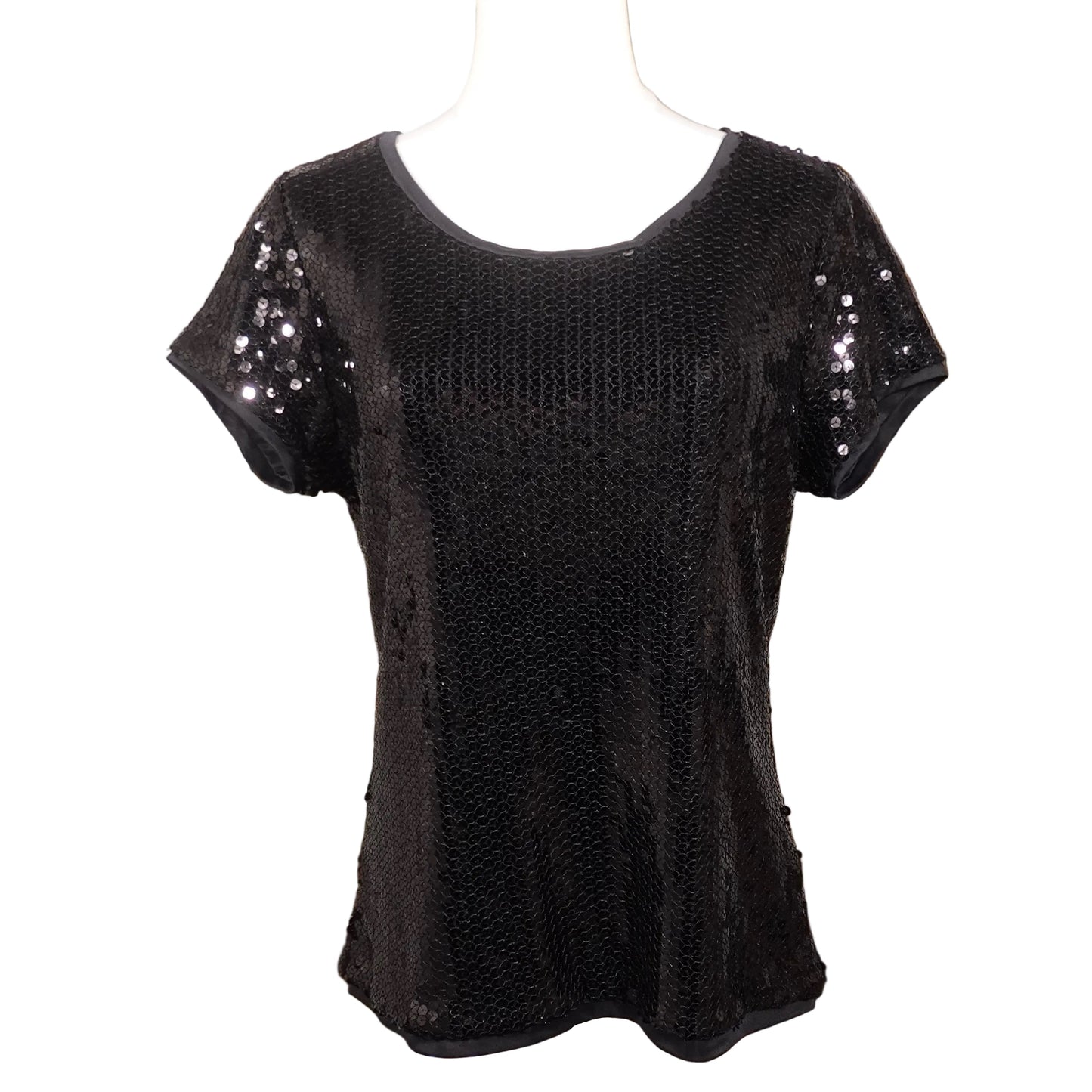 Augusta Glimmer Sequin Top-L