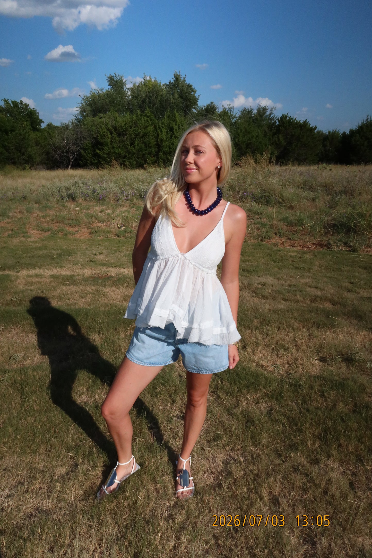 Gauze Cami Top