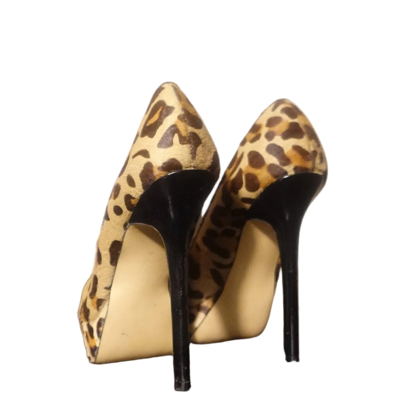Leopard Platform Stiletto Pumps(7.5)
