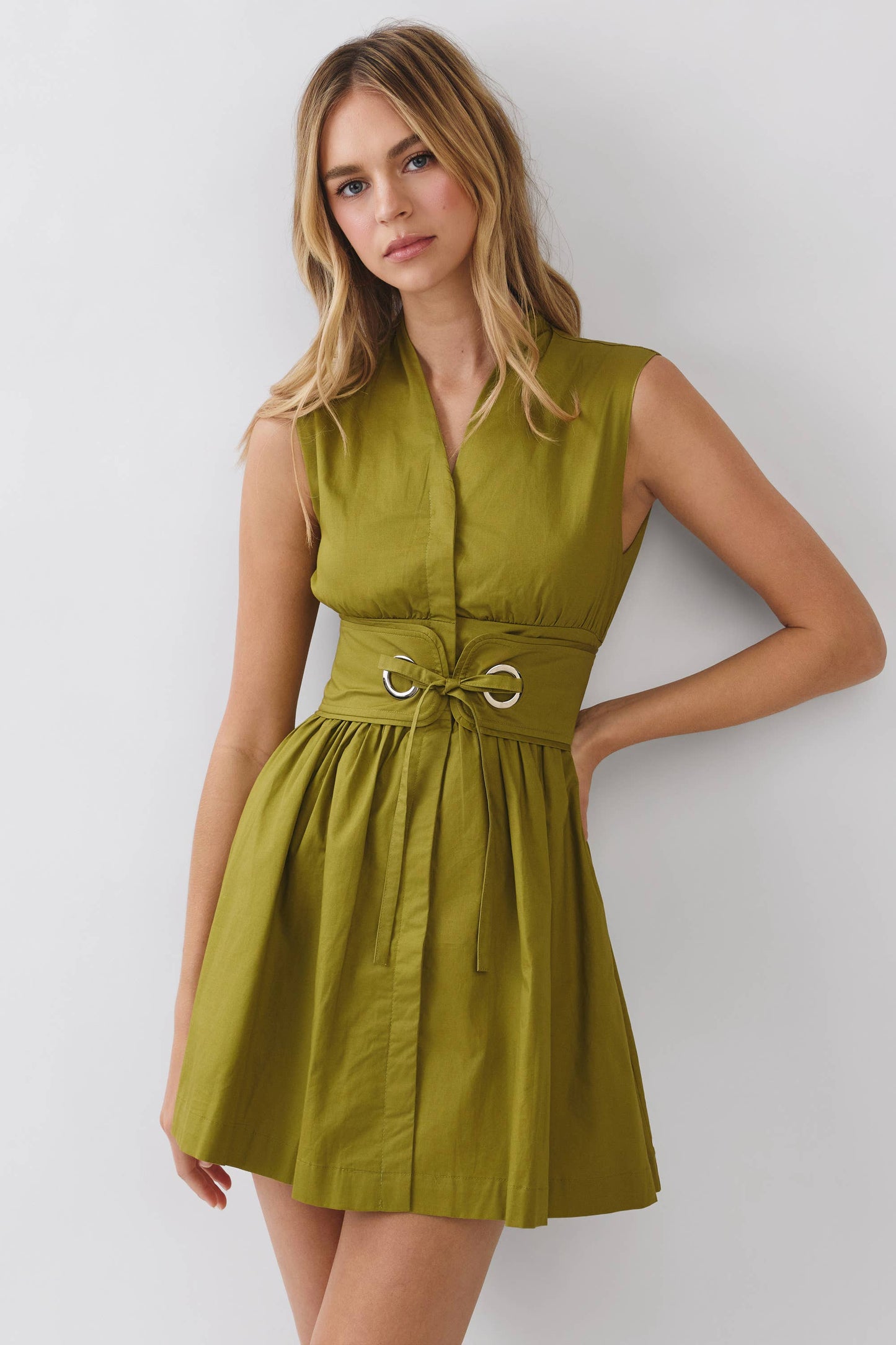 Sutton Belted Mini Dress