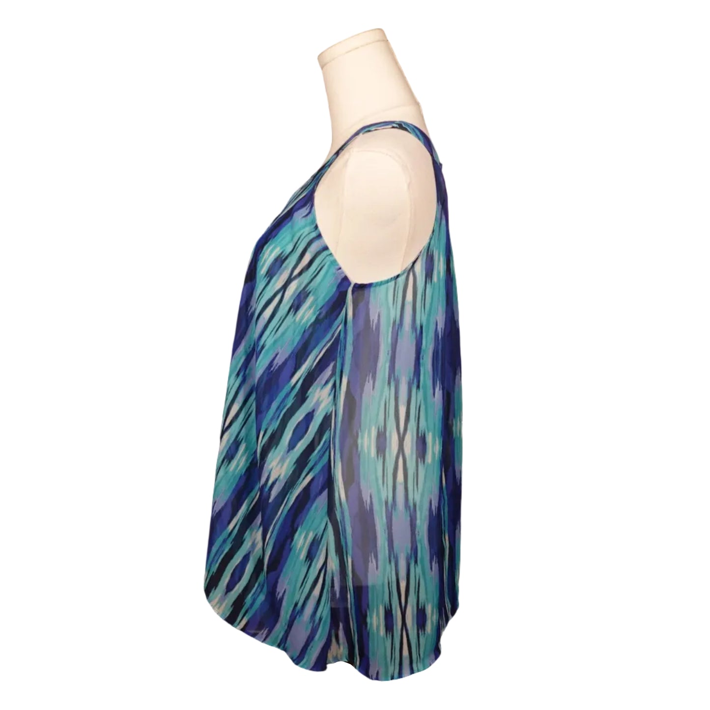 Apt 9 Blue Abstract Flow Tank (M)