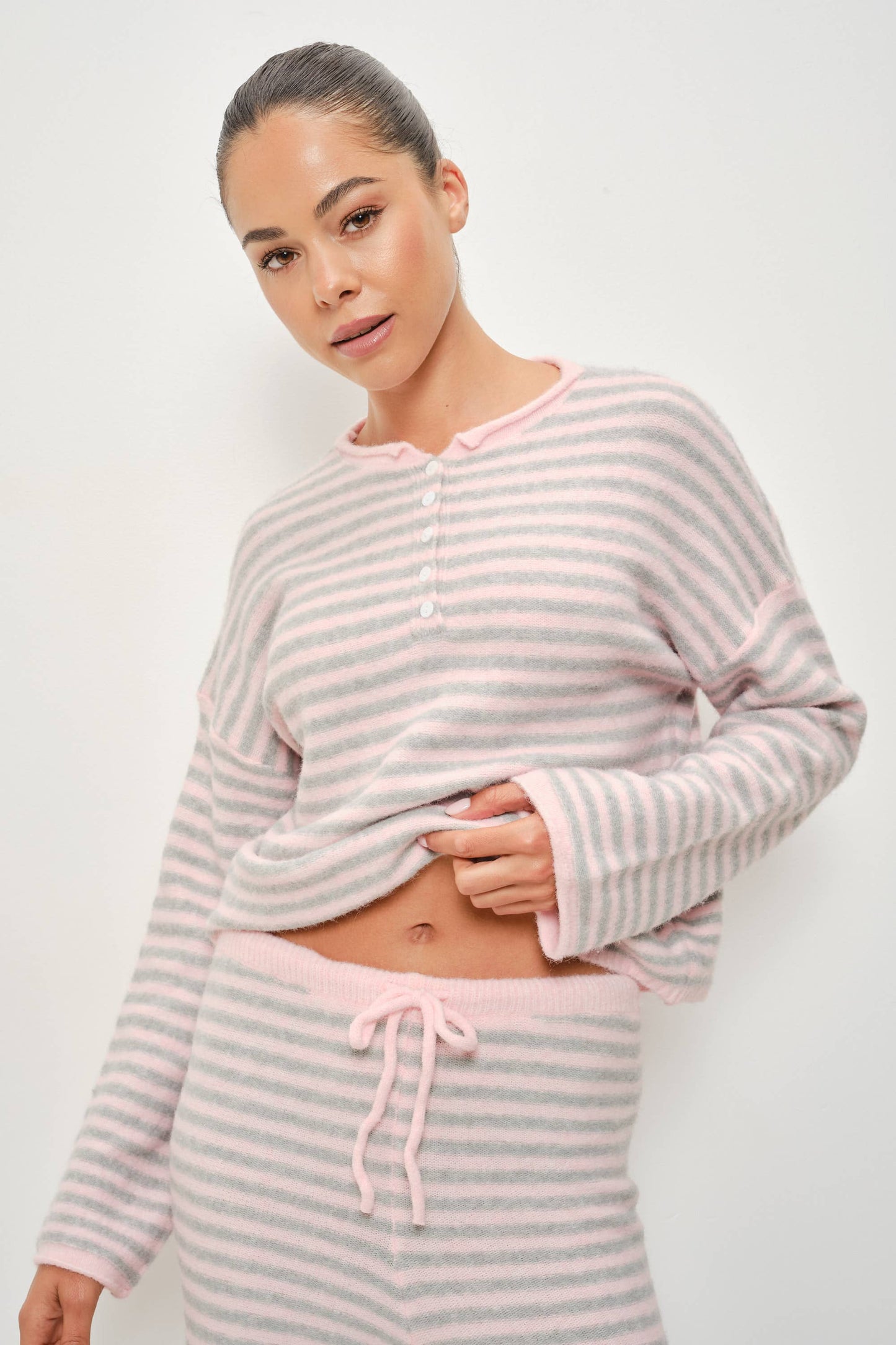 PREORDER The Sunday Social Striped Sweater