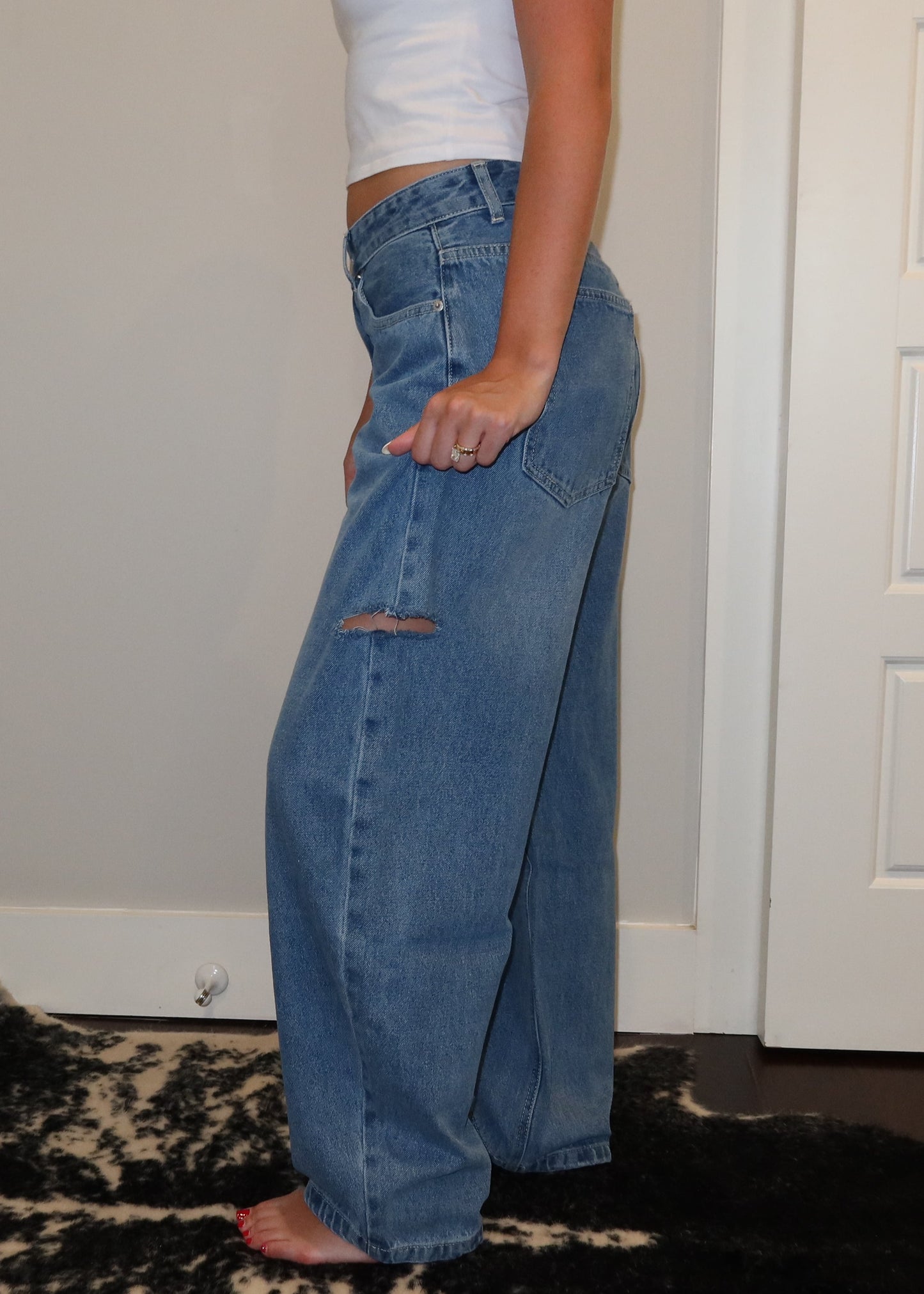 West End Barrel Jeans