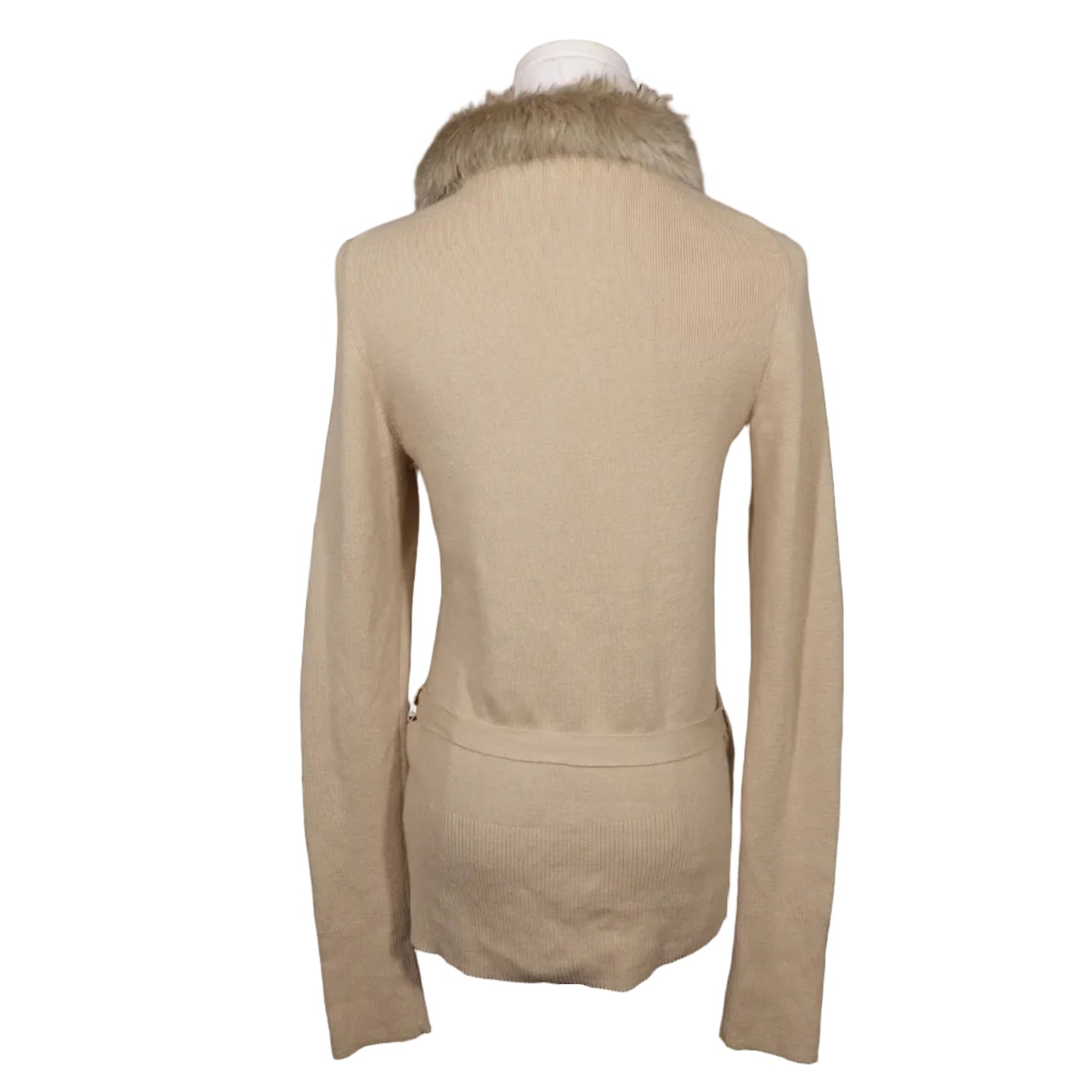 Banana Republic Faux Fur Collar Cardigan –M