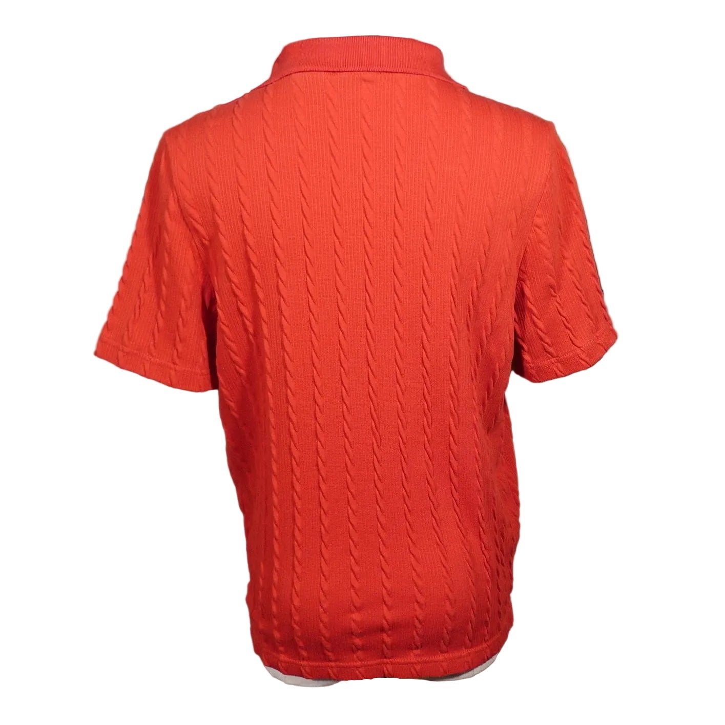 Cherry Red Blair Knit Polo Top-S