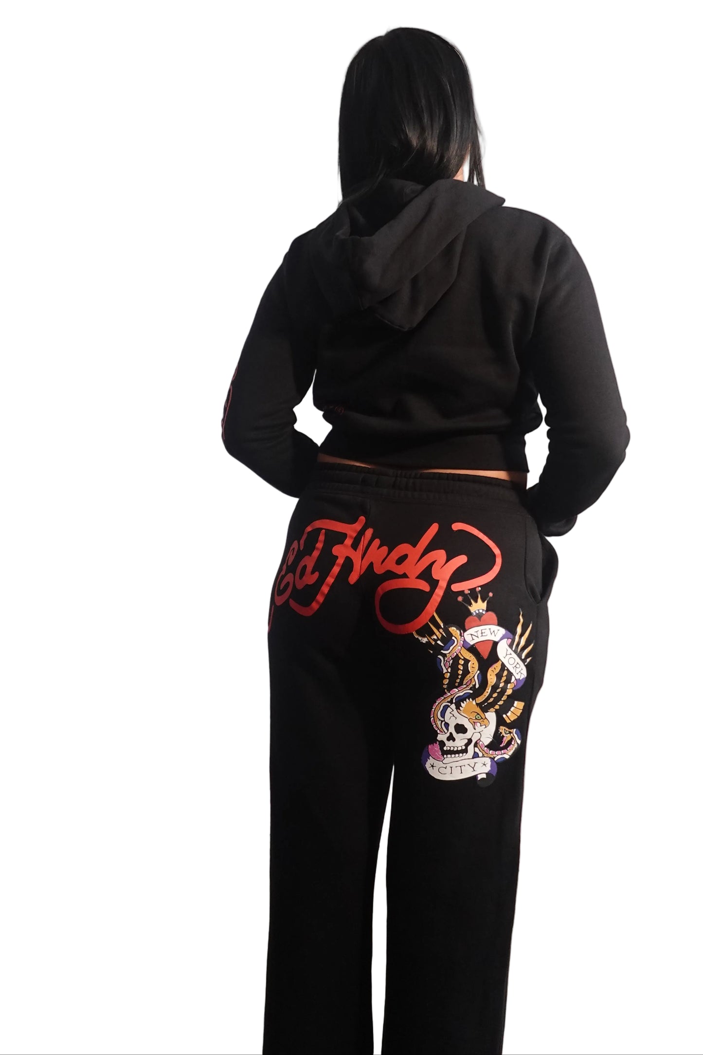 Ed Hardy Black NYC Sweatpants