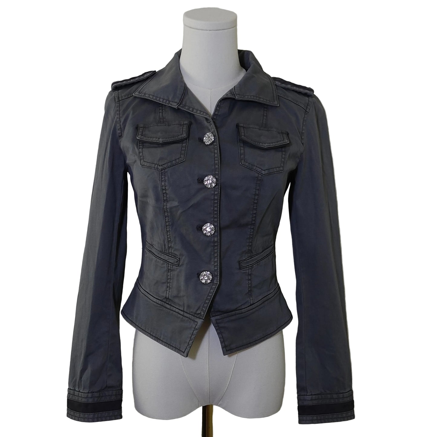 White House Black Market Jewel Button Jacket