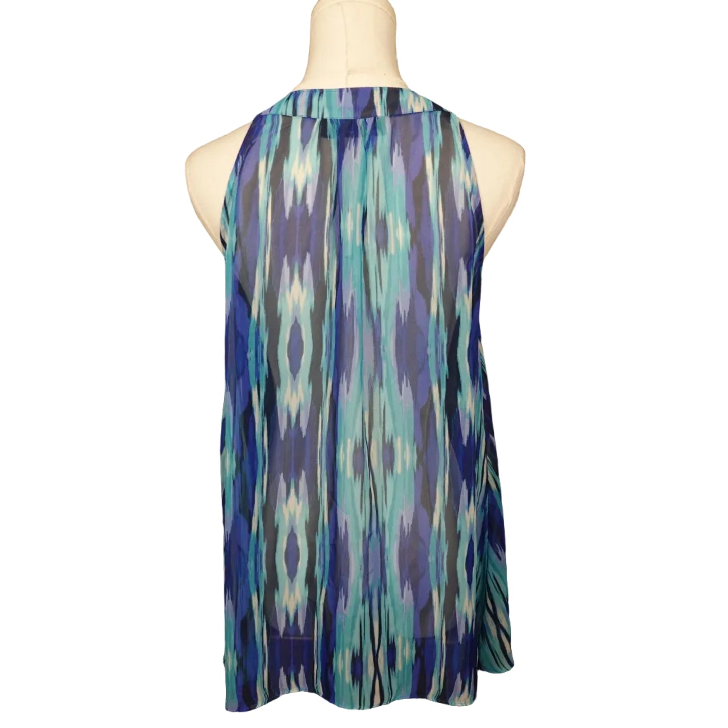 Apt 9 Blue Abstract Flow Tank (M)
