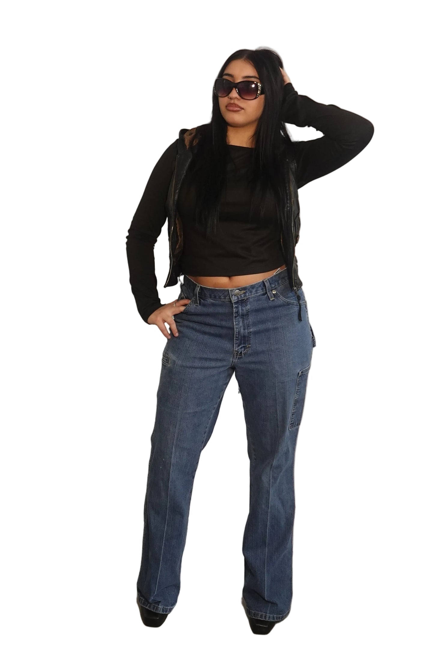 Vintage Dickies Utility Wide-Leg Jeans-14