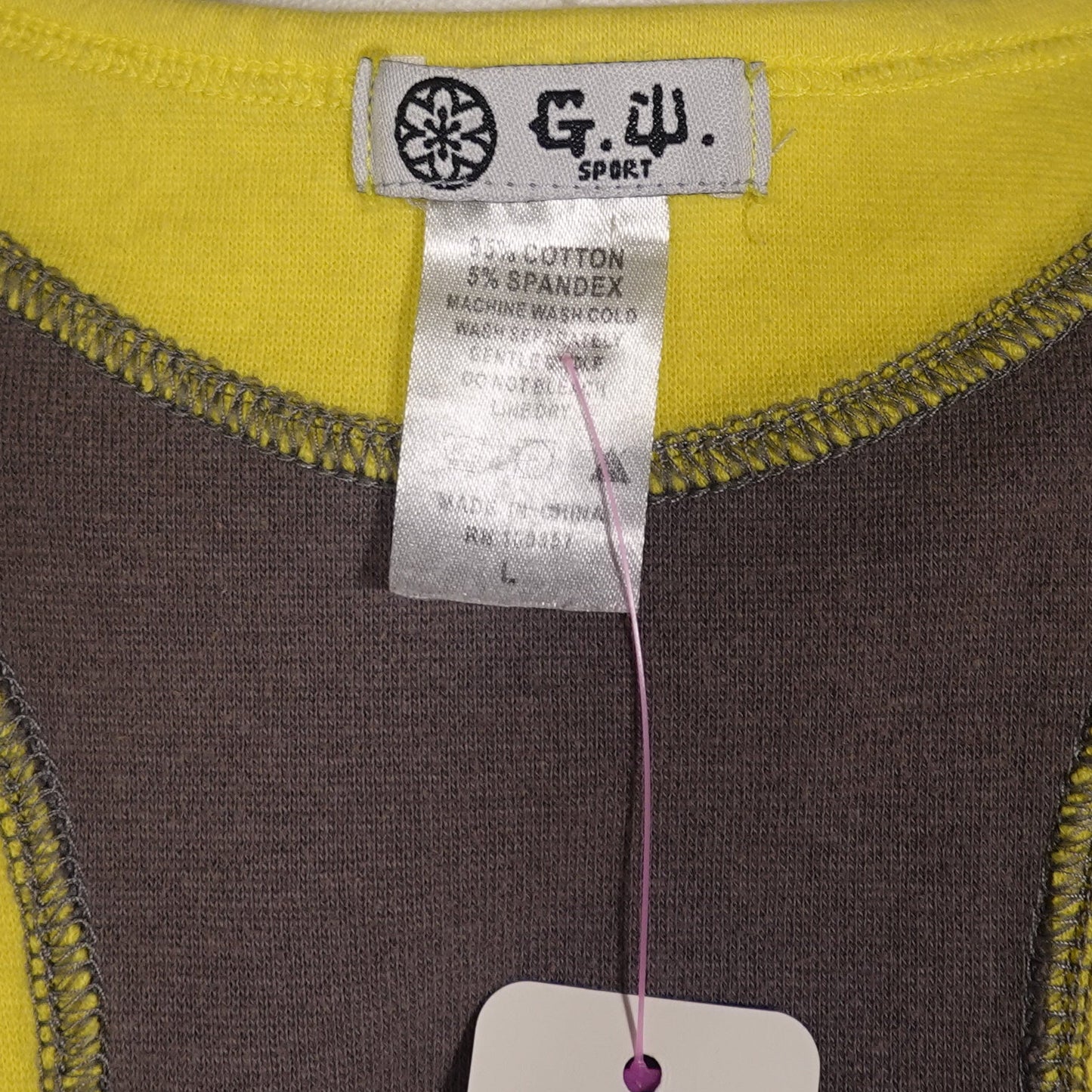 Layered Sport Tank Top-L