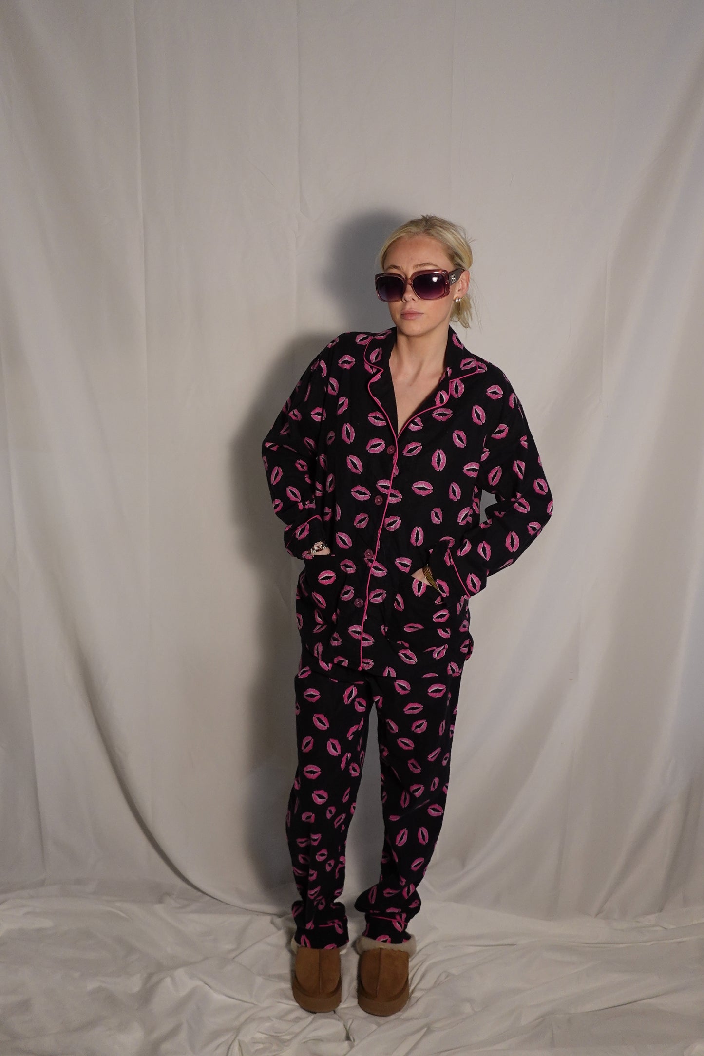 Star&Skye Pink Lips Pajama Set