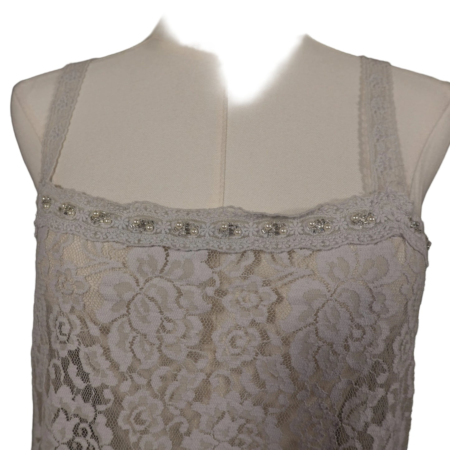 Abercrombie & Fitch Lace Babydoll Cami (Size L)