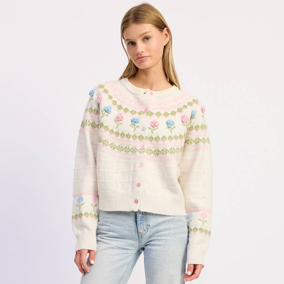 PREORDER Cottage Rose Cardigan