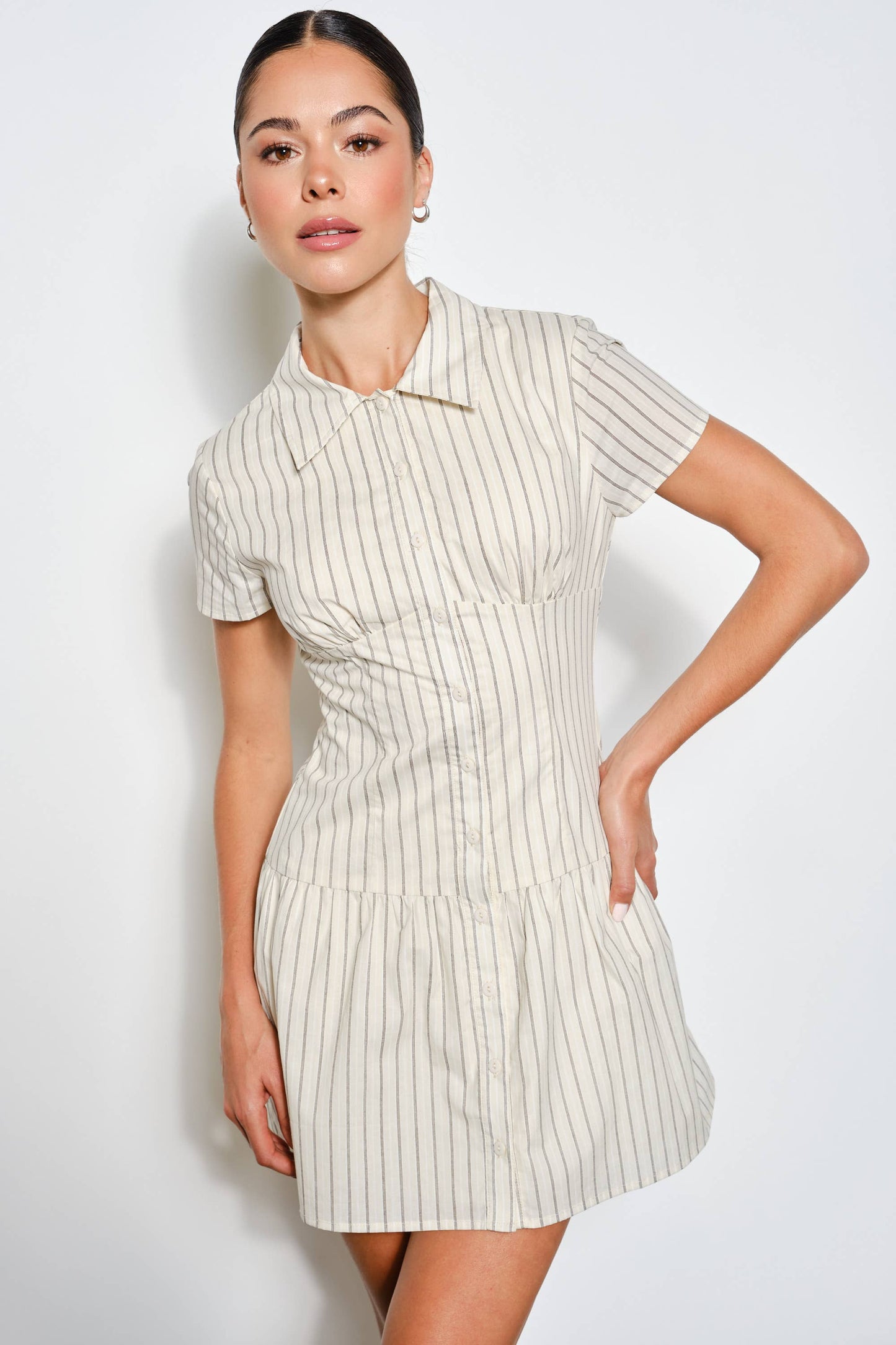 Loretta Shirt Mini Dress