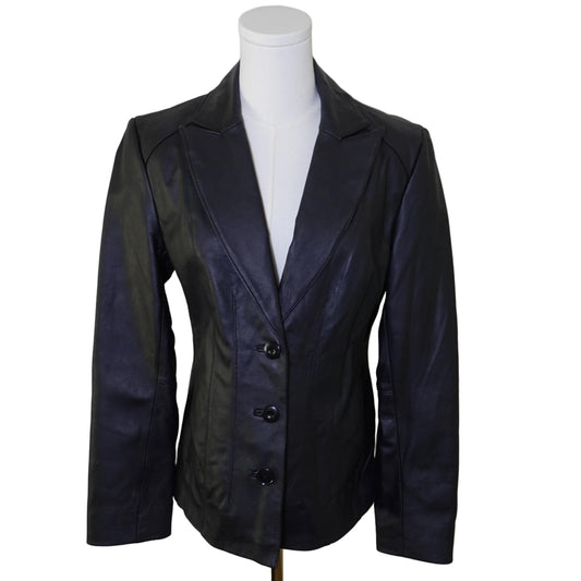 Vintage East 5th Genuine Leather Blazer-S