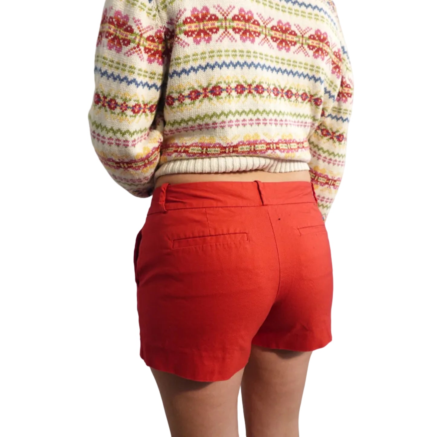 Martin Fit Tailored Mini Shorts - Cherry Red-6
