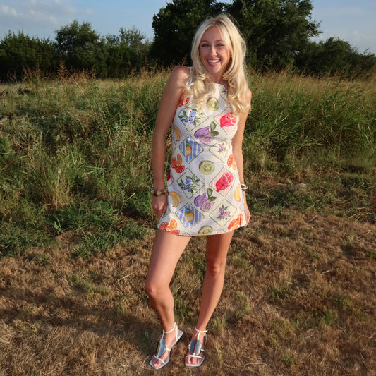 Fruit Blossom Mini Dress