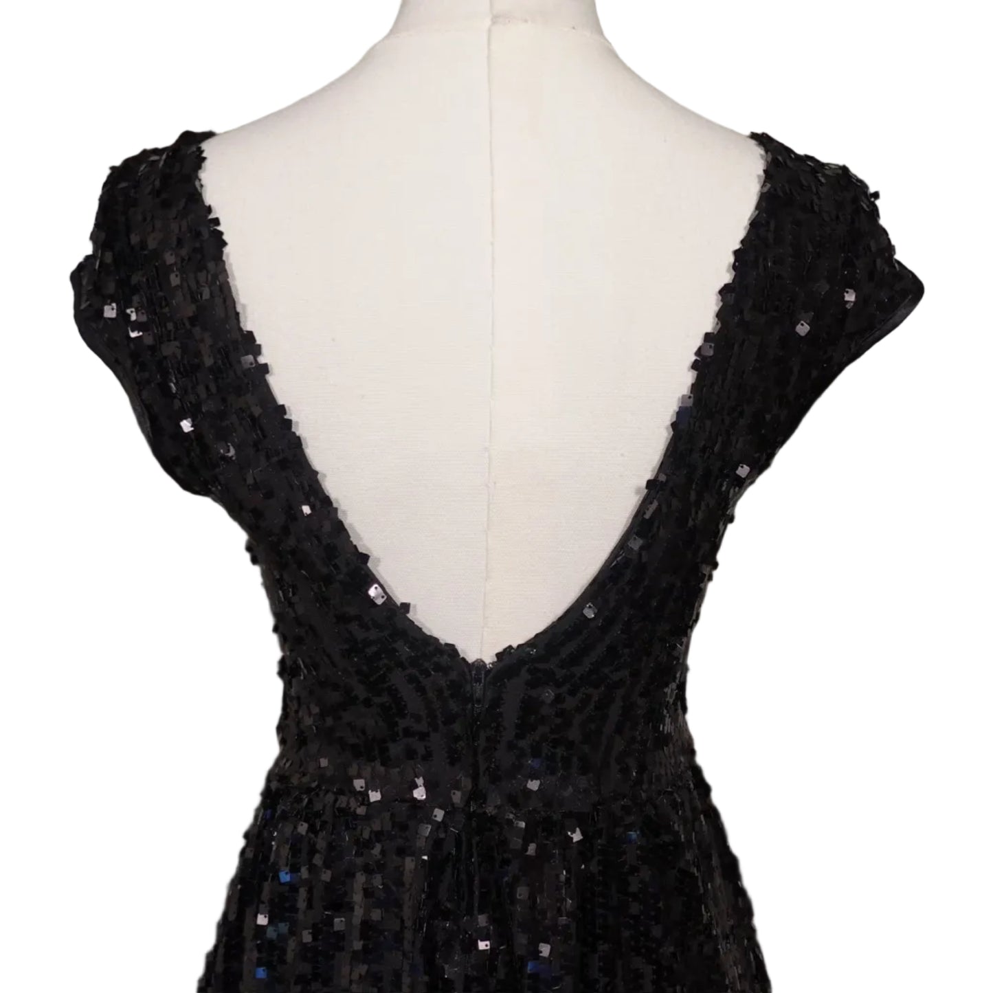 B. Darlin Black Sequin Fit & Flare Dress (3/4)