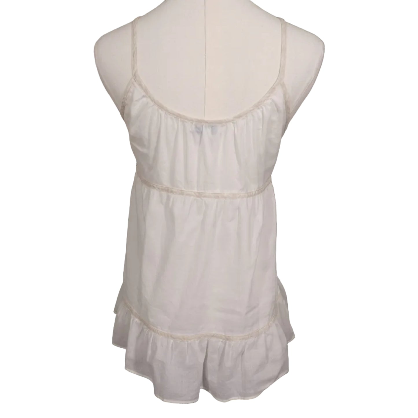 American Eagle Cream Babydoll Cami (0)