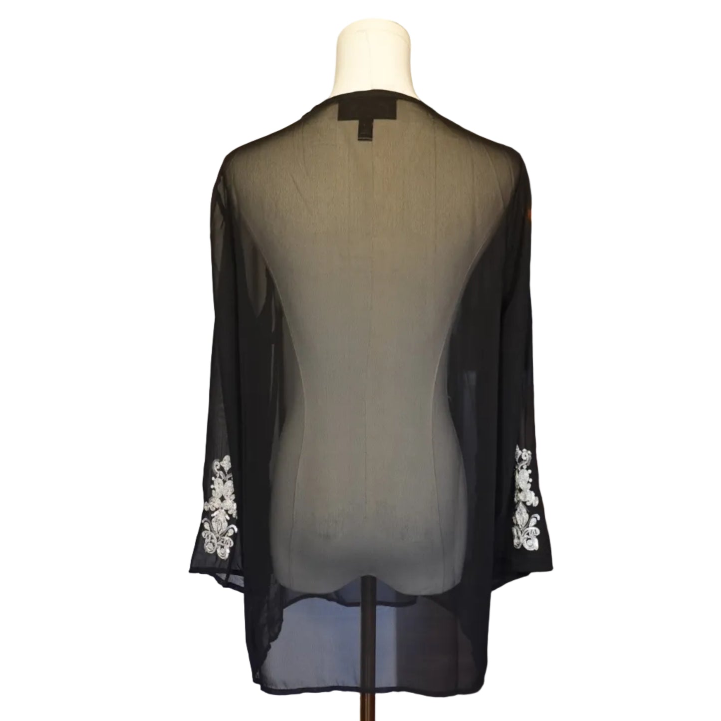 Anthony Embellished Sheer High-Low Tunic-6