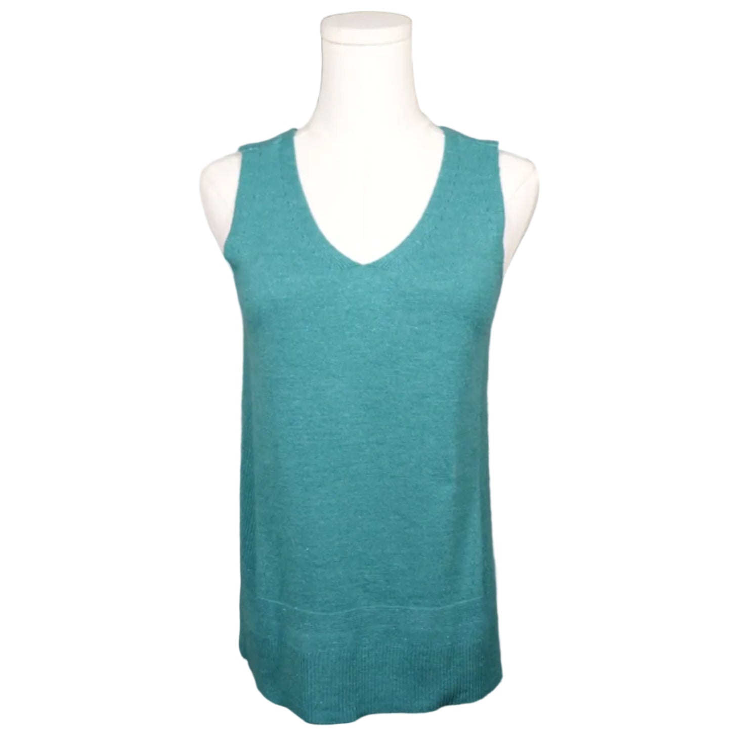 Seafoam Shimmer Knit Tank-S