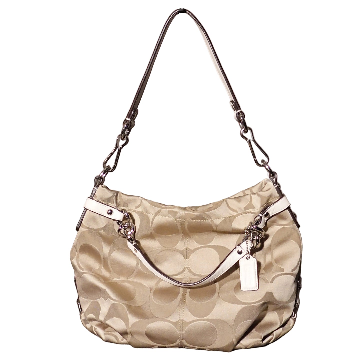 Coach Signature Jacquard Hobo Bag