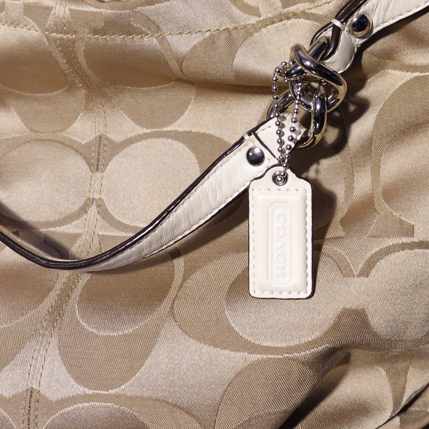 Coach Signature Jacquard Hobo Bag